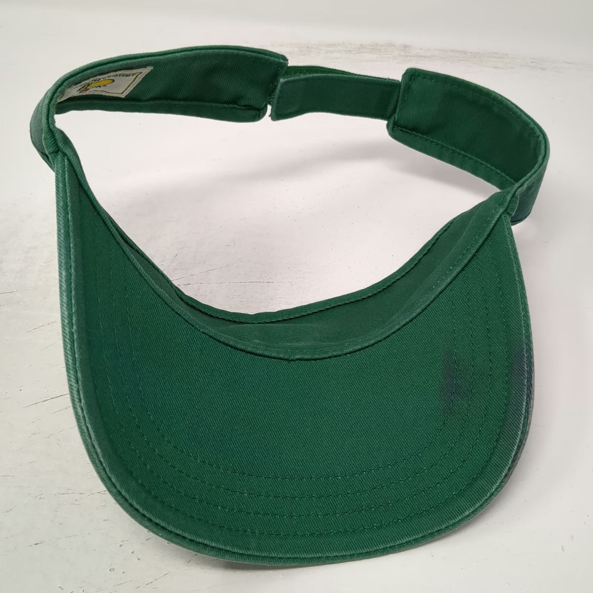 American Needle Masters Visor Hat Green One Size Golf Tournament Embroidered