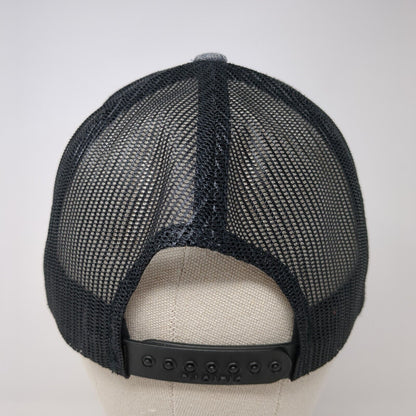 Mill 95 Snapback Trucker Hat Gray One Size Mesh Back Pacific Headwear