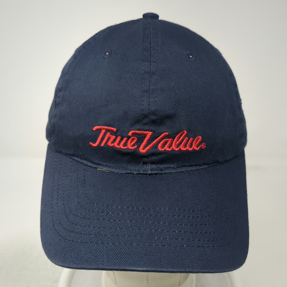 True Value Baseball Cap Blue One Size Strapback Cotton Help Is Around Corner Hat