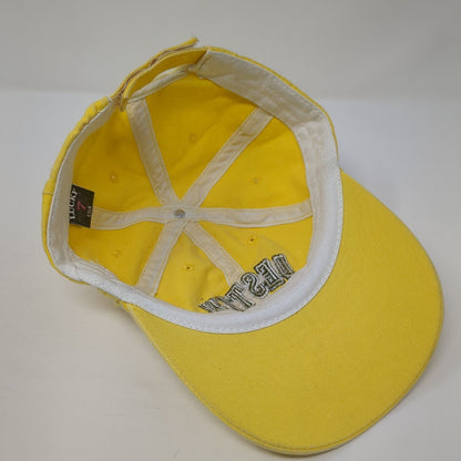 Destin 1984 Strapback Hat Yellow One Size Solid Adjustable Lucky 7 USA
