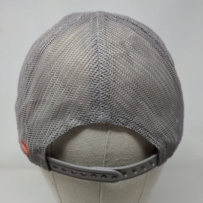 GSSF Pro Snapback Trucker Hat Gray One Size Adjustable Mesh Back Cap America