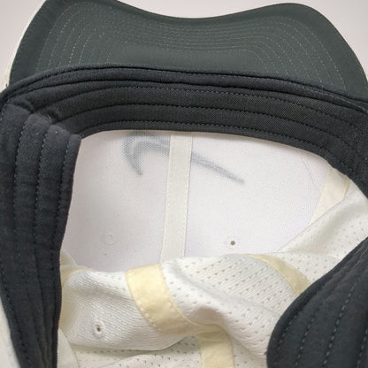Nike Baseball Cap White XL Fitted Mesh Back Swoosh Logo Golf Athletic Sport Hat