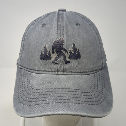 Bigfoot Slideback Hat Gray One Size Adjustable 6 Panel Vent Holes