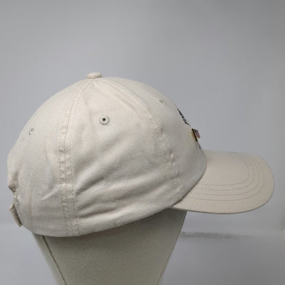 Philadelphia Liberty Bell 1776 Flag Pin Beige Baseball Cap XL Hat Cotton Strap