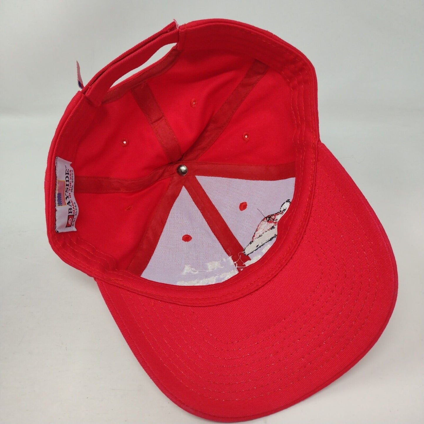 I'm A Believer Christmas Santa Strapback Hat Red One Size Adjustable Bayside