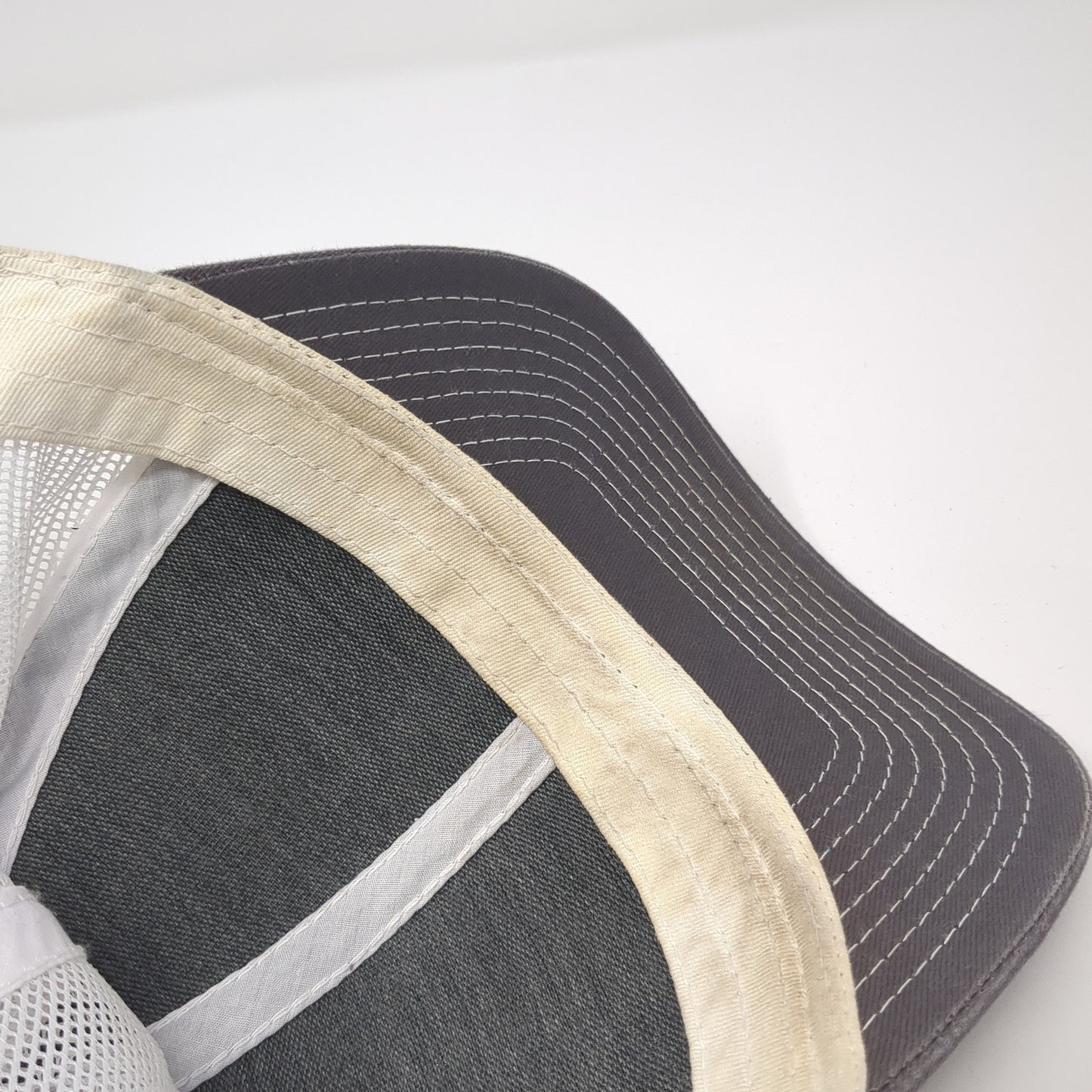 Evans Pipe & Steel Co Strapback Trucker Hat Gray One Size Mesh Back