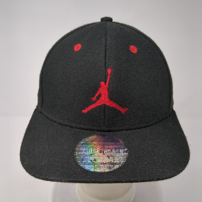 Jordan Jumpman Snapback Hat Black Youth One Size Embroidered Logo