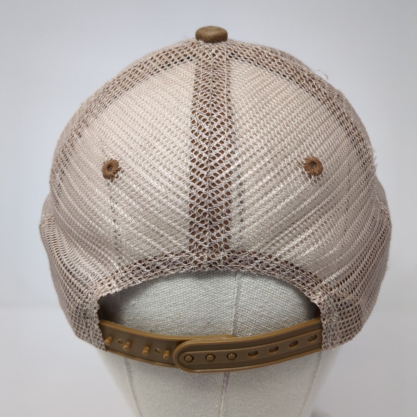 Pendleton Whisky Snapback Trucker Hat Brown One Size Mesh Back Outdoor