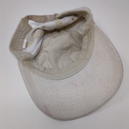Unbranded Slideback Hat Tan OSFA Adjustable Blank Solid 6 Panel