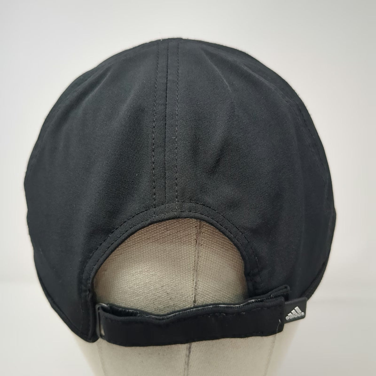 adidas Baseball Cap Black One Size Climalite Performance Adjustable Logo Hat