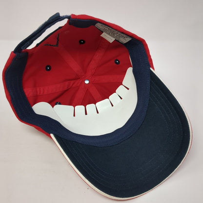 Allianz Strapback Hat Red One Size Adjustable Embroidered 6 Panel Imperial