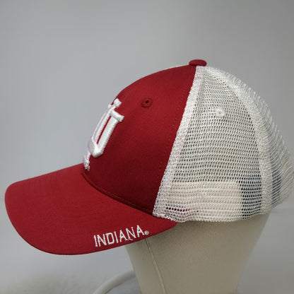 Indiana Hoosiers NCAA Zephyr Trucker Hat Red White One Size Mesh Snapback IU