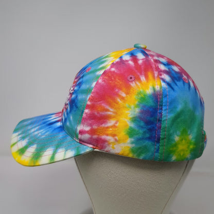 Coca-Cola Baseball Cap Blue Red Yellow One Size Tie-Dye Embroidered Classic Hat