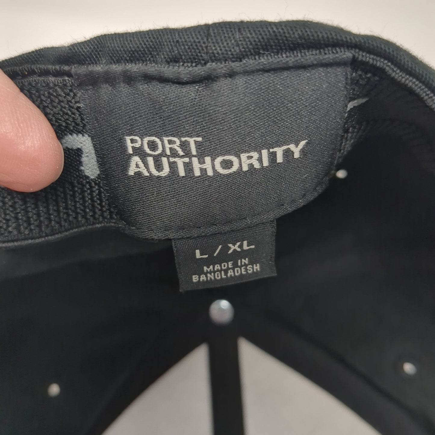 Prairie Band Sports Book Fitted Hat Black One Size Flexfit Port Authority