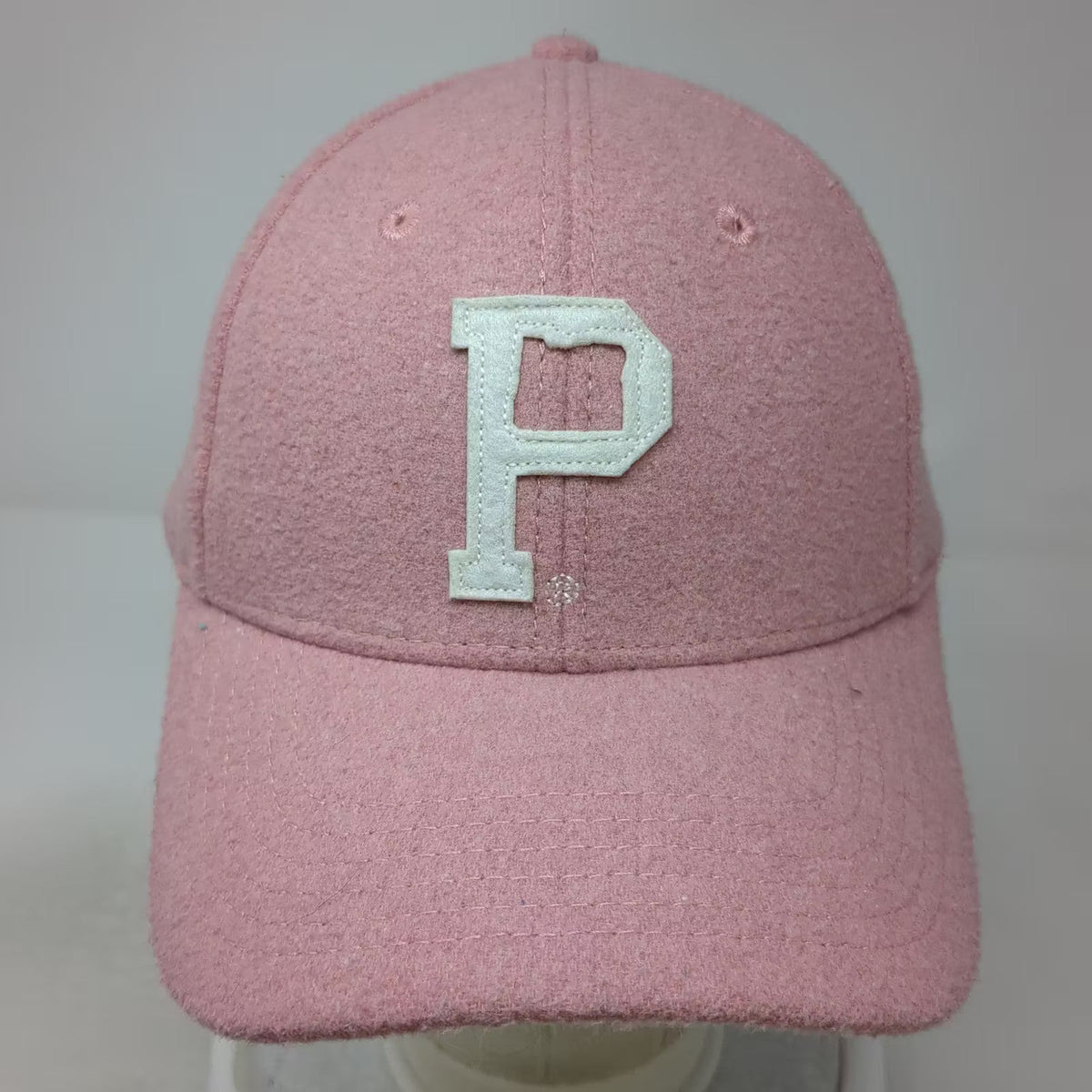 Portland Gear Baseball Cap Pink OS Embroidered P Oregon Logo Leather Strap Hat