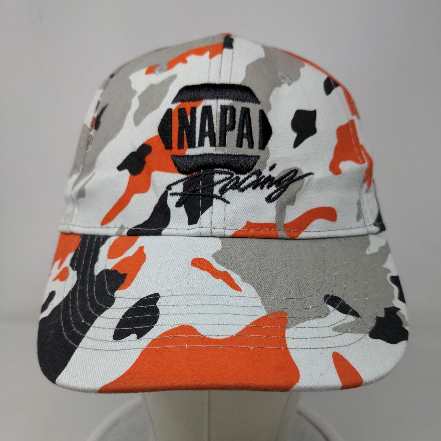 Napa Racing Men's Strapback Camo Hat OSFM Embroidered Logo Colorful Cotton