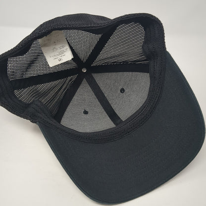 Pine Tree USA Flag Fitted Mesh Back Trucker Hat Black XL Columbia