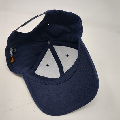 Broner Snapback Hat Blue OSFM Adjustable Vented Holes 6 Panel Blank Cotton