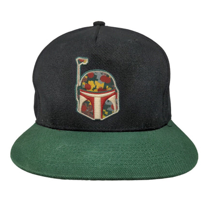 Star Wars Futura Laboratories Mens Snapback Hat Black OSFM Embroidered Boba Fett