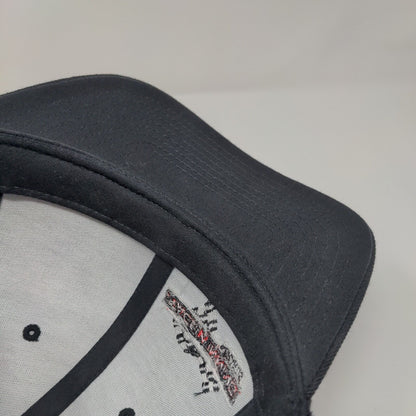 Race Winning Brands Snapback Hat Black OSFA Adjustable Embroidered Sport-Tek