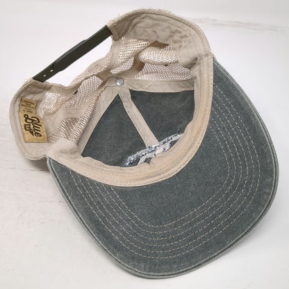 Blue 84 Trucker Hat Gray One Size Oregon Zoo Bear Forest Mesh Snapback Hat