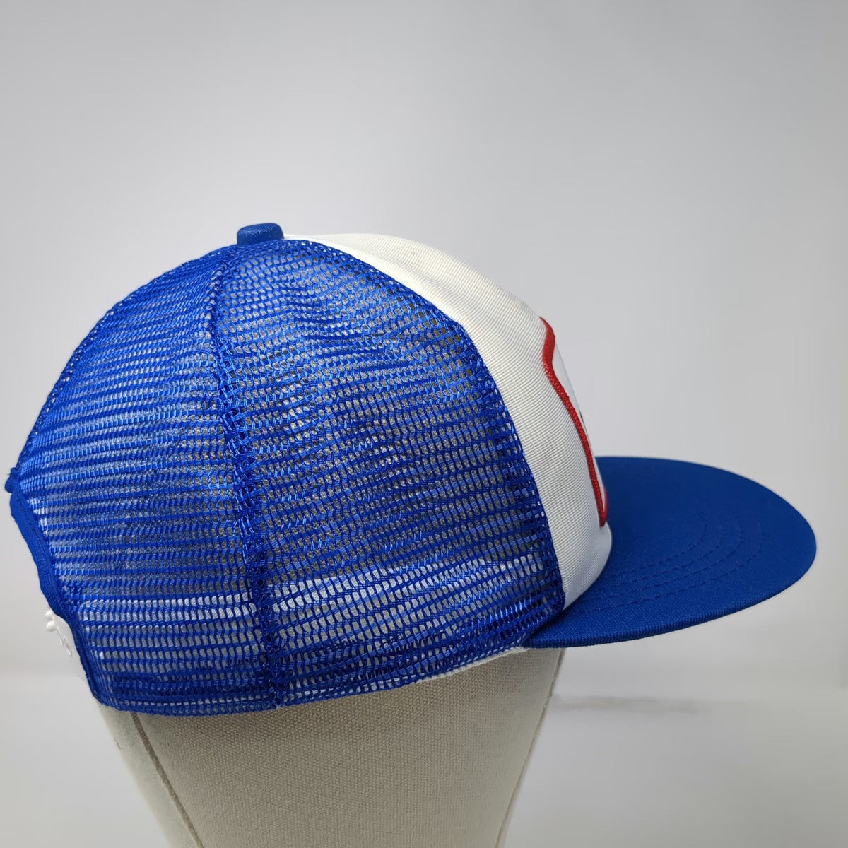 Therma-Tru Doors Trucker Hat Blue One Size Mesh Snapback Made In USA Patch
