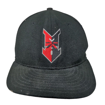 New Era Men's Fitted Hat Black Size 7 1/4 Embroidered Indianapolis Indians Logo
