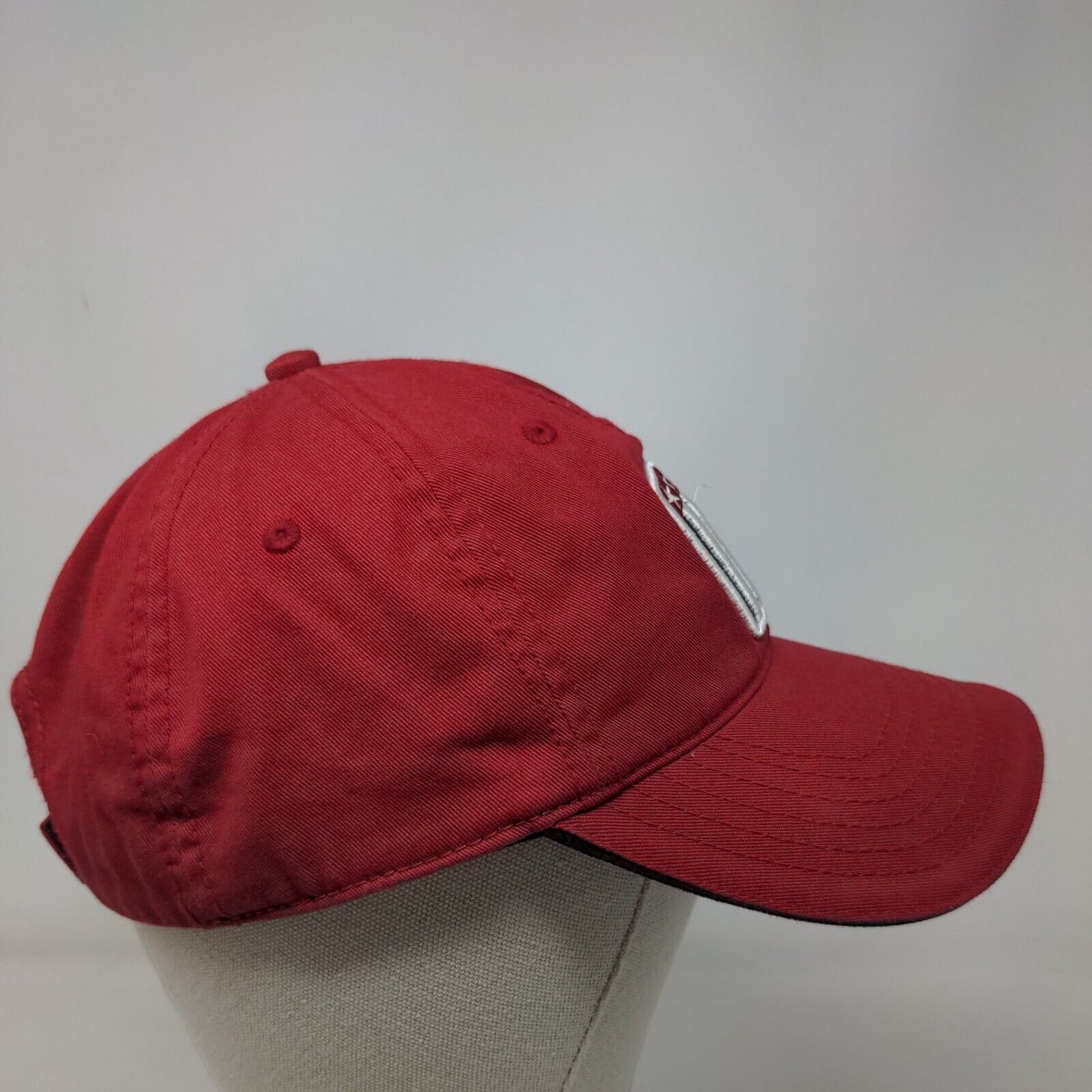 Arizona Jean Co. Strapback Hat Red OSFA Embroidered Logo Adjustable