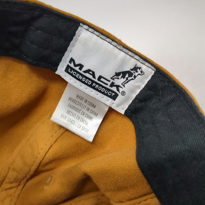 American Needle Mack Trucks Bulldog Baseball Cap Brown One Size Strapback Hat