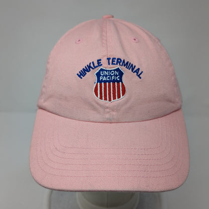 Hinkle Terminal Union Pacific Slideback Hat Pink One Size Adjustable
