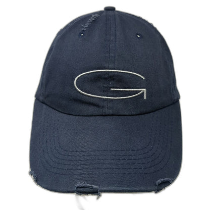 Gansevoort Baseball Cap Blue One Size Strapback Meatpacking NYC Embroidered Hat