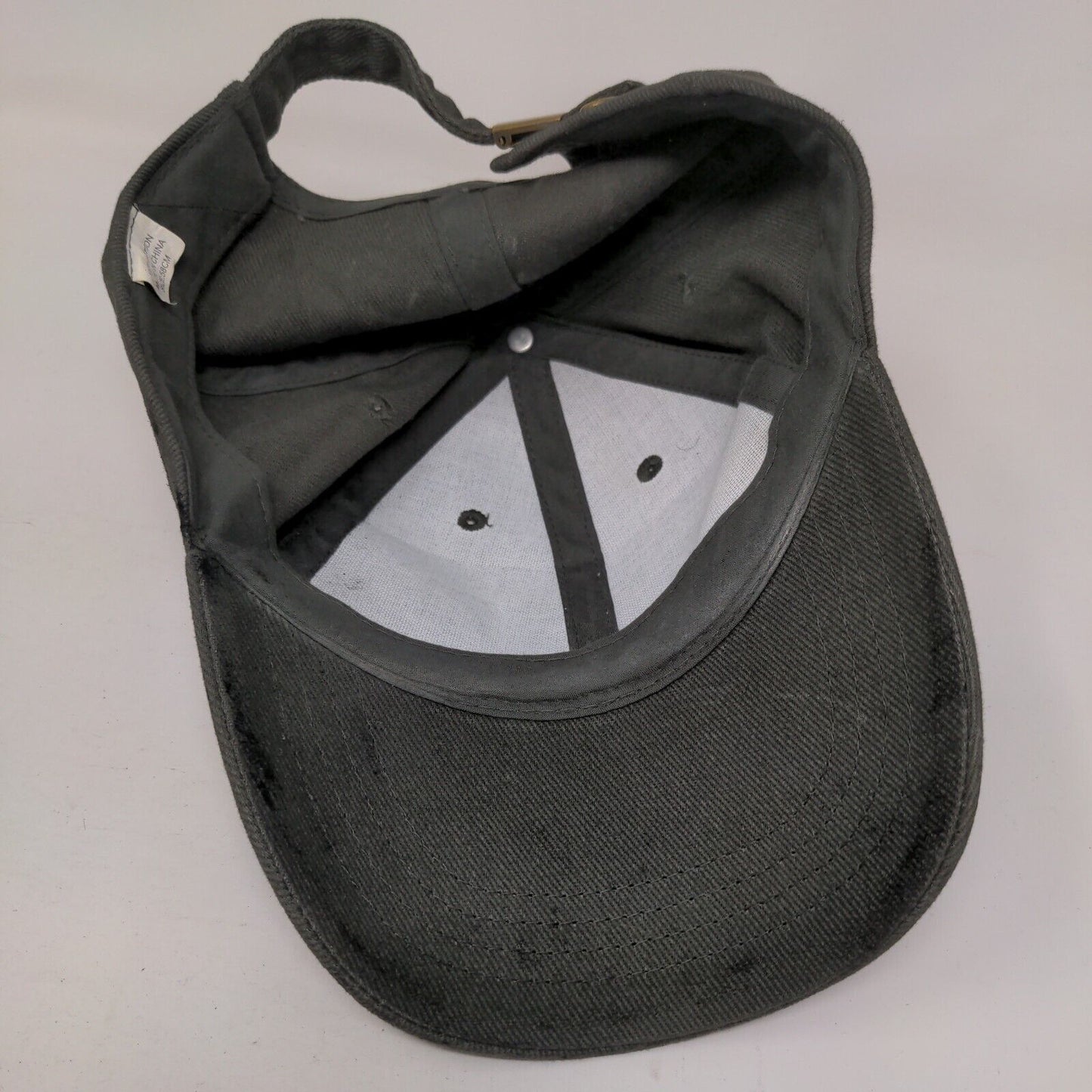Masada Slideback Hat Green 58cm Adjustable Solid 6 Panel Vent Holes
