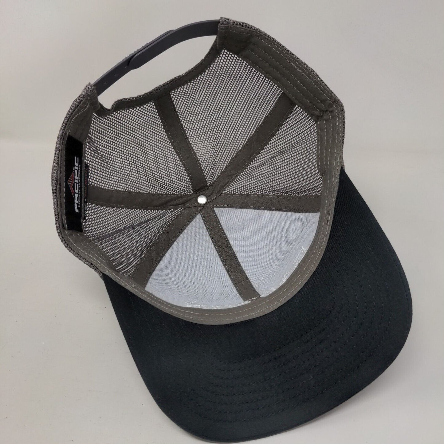 Barton Family Estate Snapback Trucker Hat Black OS Mesh Back Pacific Headwear