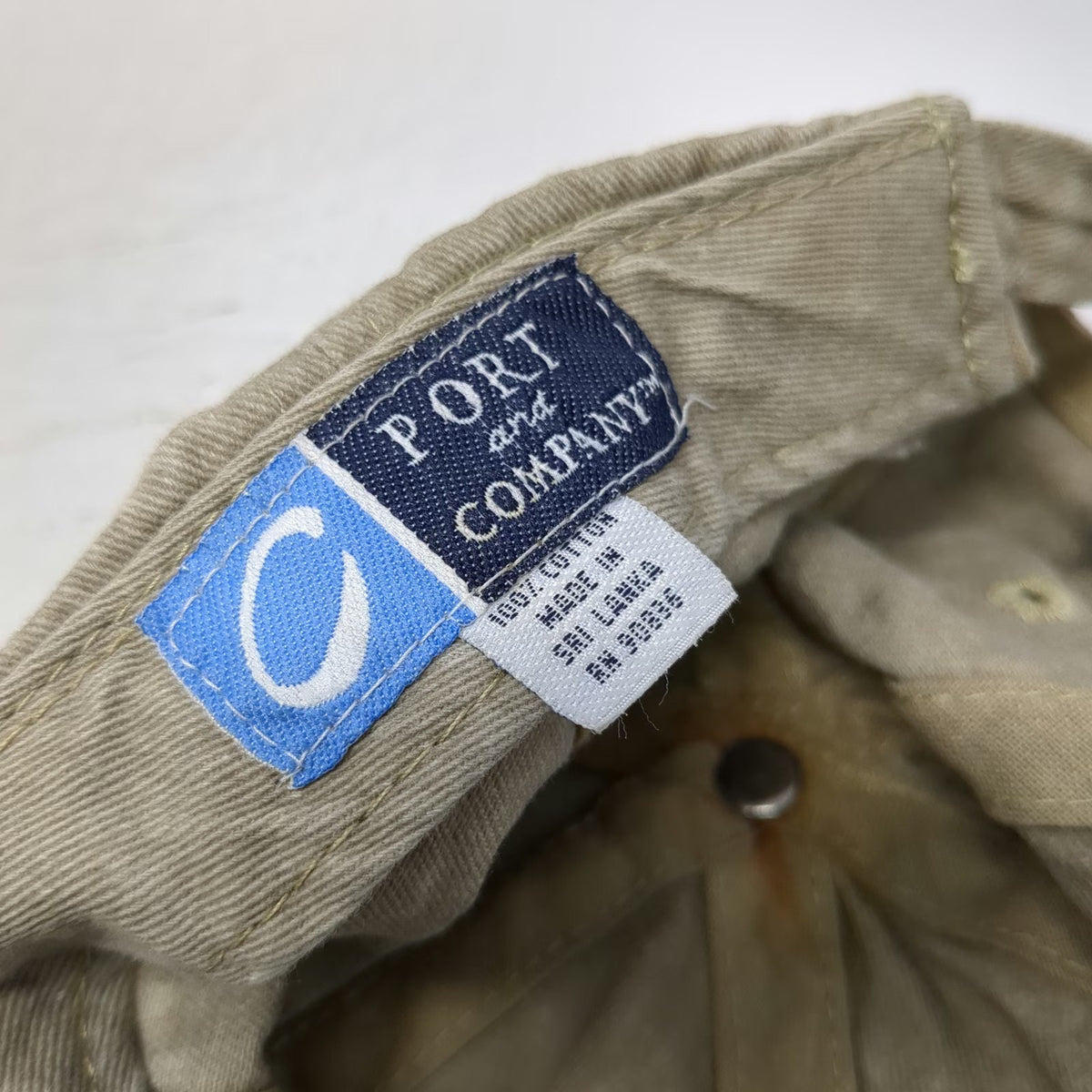 Port & Company Baseball Cap Beige Blue One Size Hells Canyon Snake River Hat
