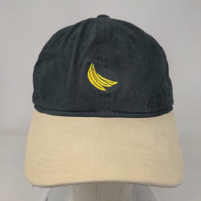 Banana Slideback Hat Black One Size Embroidered Colorblock 6 Panel