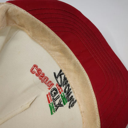 Castrol GTX Racing Trucker Hat White Red Vintage Mesh Snapback Made in USA