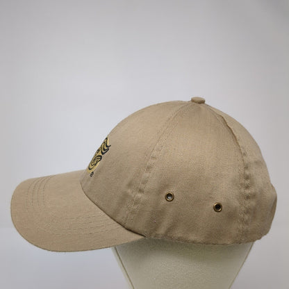 Panera Bread Strapback Hat Brown One Size Adjustable Embroidered 6 Panel