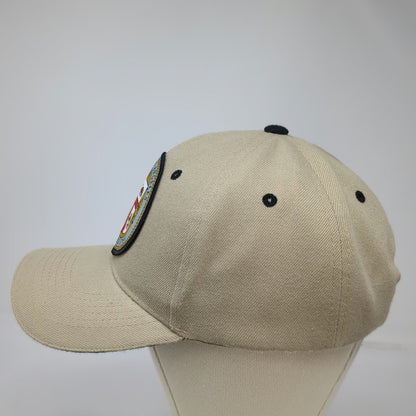 Baseball Cap Beige One Size Los Angeles City Seal Strapback Hat Sandwich Bill