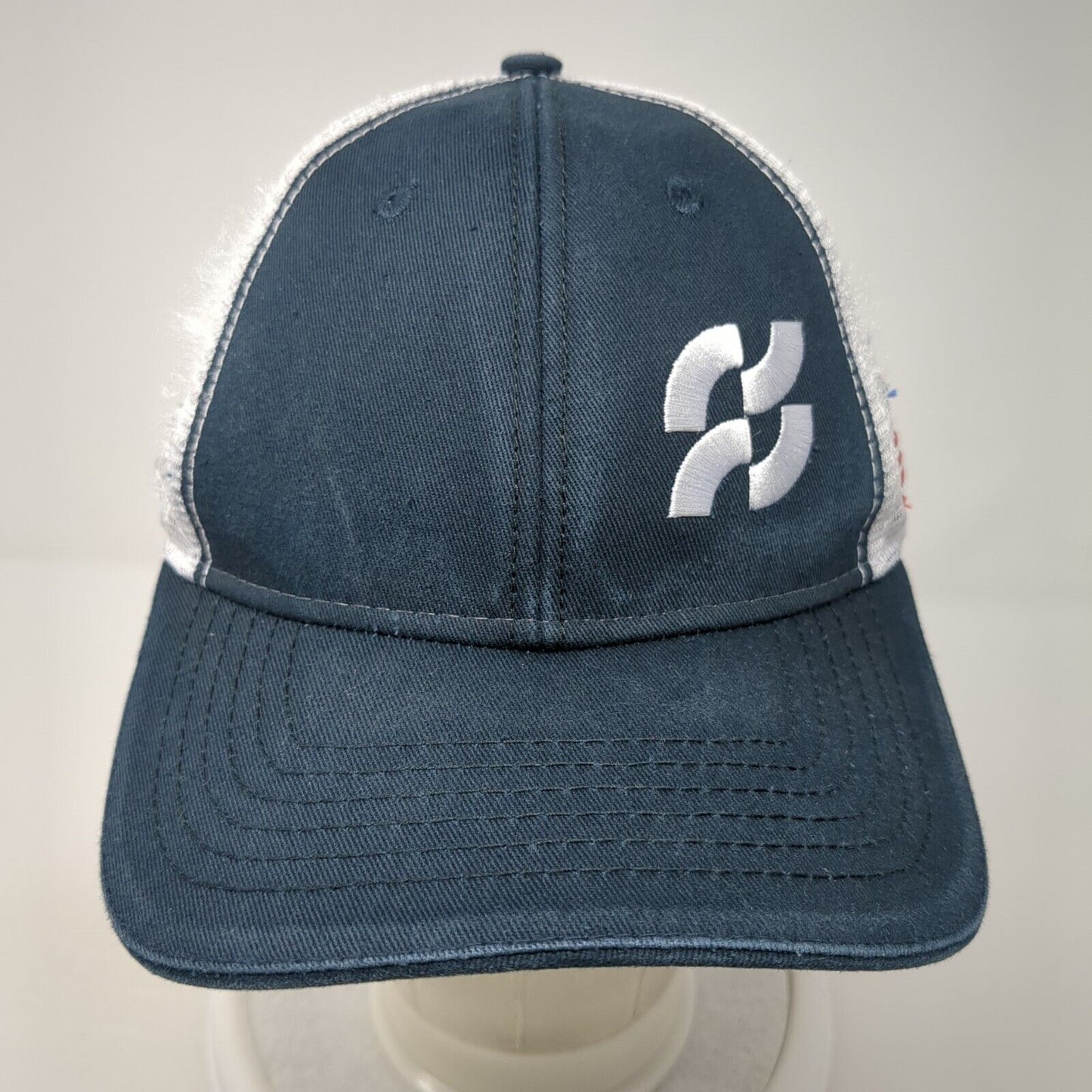 Ferguson Facilities Supply Strapback Trucker Hat Blue OS Adjustable Mesh Back