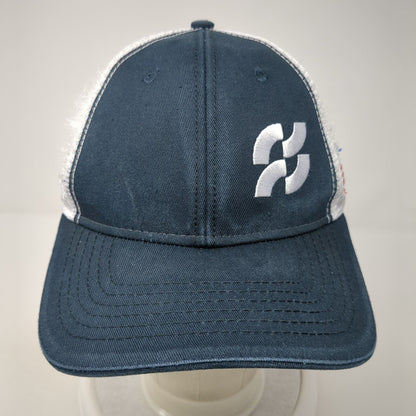 Ferguson Facilities Supply Strapback Trucker Hat Blue OS Adjustable Mesh Back