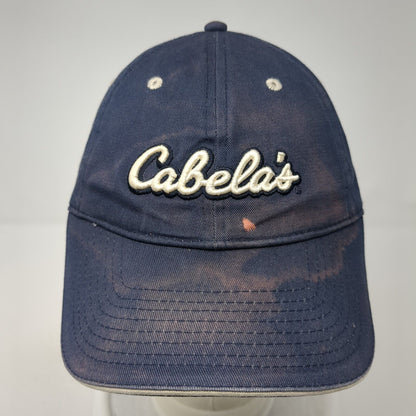 Cabela's Worlds Foremost Outfitters Slideback Hat Blue OS Adjustable Embroidered