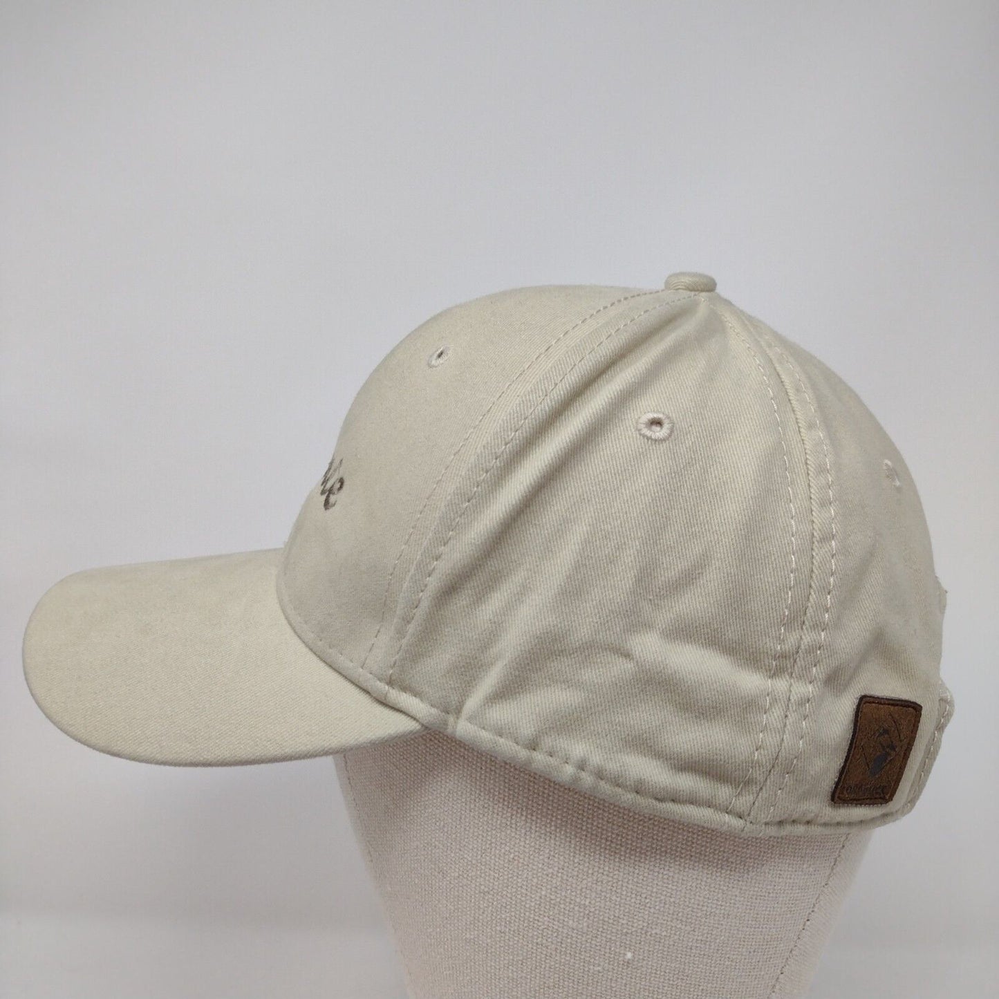Connie Strapback Hat Tan OS Adjustable Embroidered Wildlife Series Dri-Duck