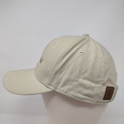 Connie Strapback Hat Tan OS Adjustable Embroidered Wildlife Series Dri-Duck