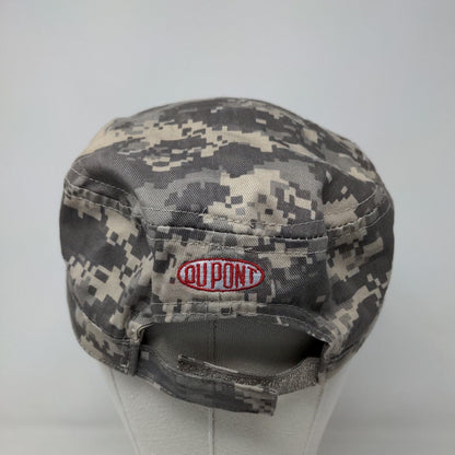 Du Pont Pioneer Seed Men's Military Cap Digital Gray Camo Strapback Adjustable