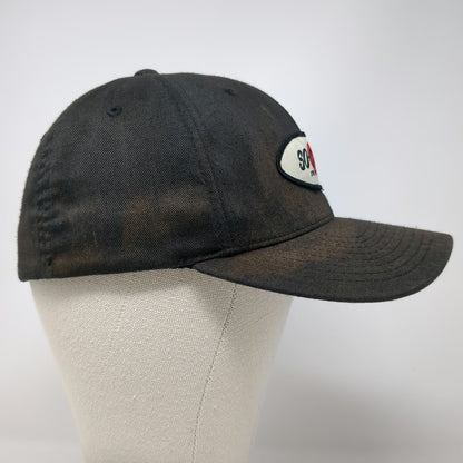 So-Cal Speed Shop Baseball Cap Black M Flexfit Fitted Patched Sun Faded Hat