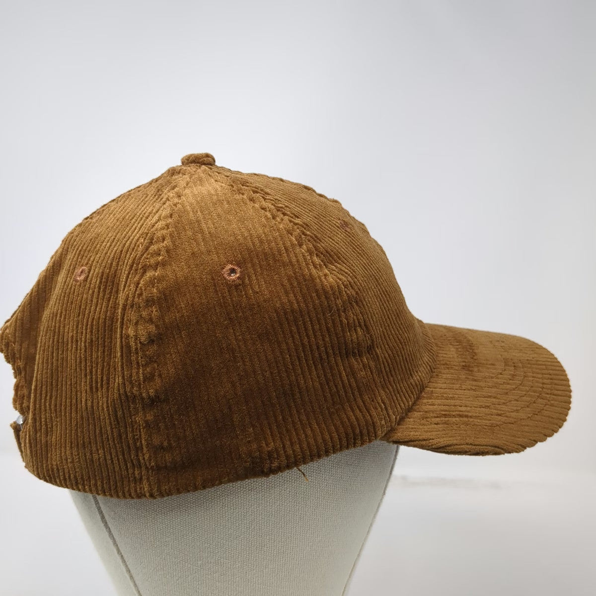 Catalina Crunch Baseball Cap Brown One Size Corduroy Slideback Sun Logo Hat