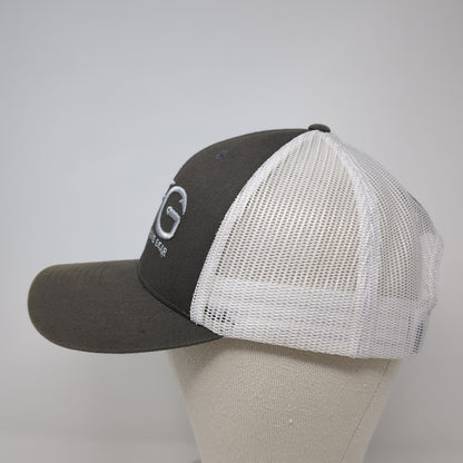 PFG Performance Fishing Gear Snapback Trucker Hat Gray One Size Mesh Back