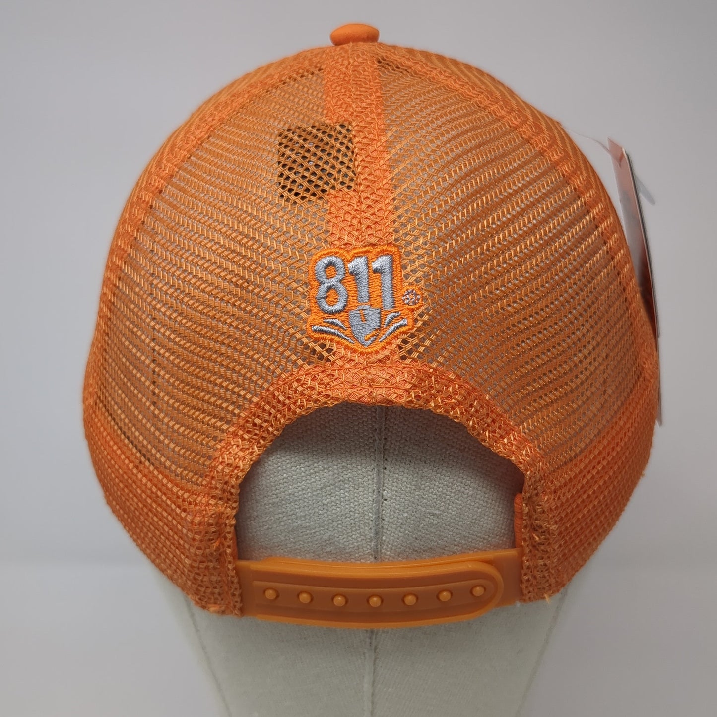 Marathon Pipe Line Trucker Hat Orange One Size Adjustable Mesh Back Pukka