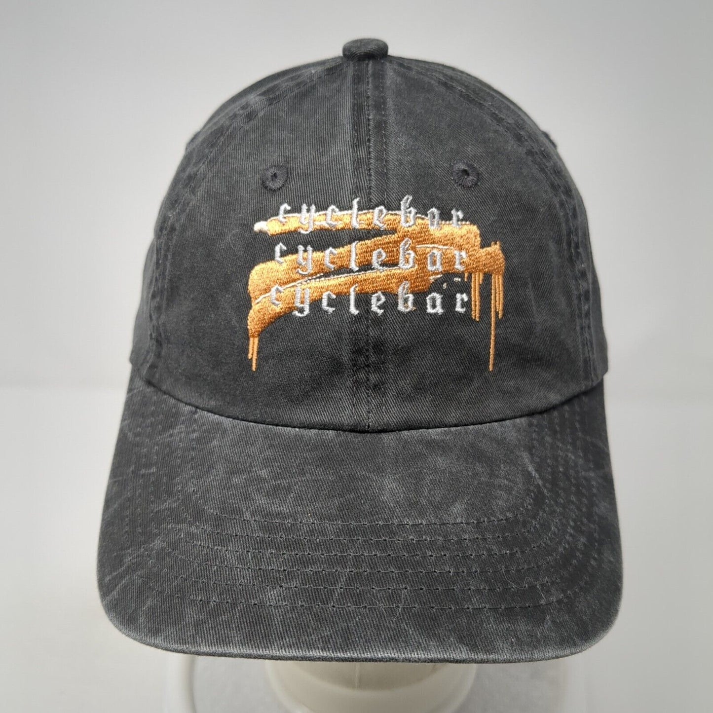Cyclebar Slideback Hat Gray One Size Adjustable Embroidered Port Authority