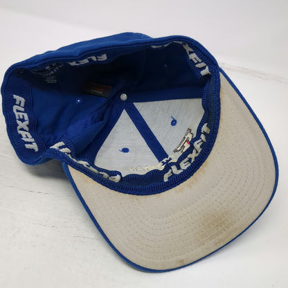 Port Authority Baseball Cap Blue White Red XL Flexfit Interstate Electric Hat